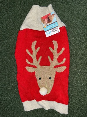 Свитер Martha Stewart Dog Reindeer новый с Ярлыками - Изображение 1 из 2