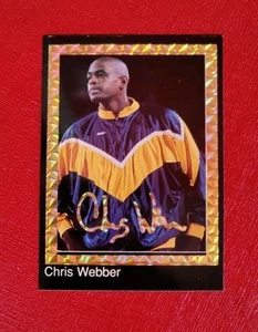 1994 National Sports Promo Chris Webber Michigan Warriors Rookie NBA Card NM-MT+ - Picture 1 of 2