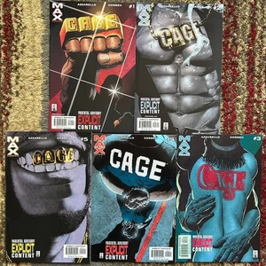 all 5 Cage by Richard Corben Complete Series 2002 MAX Marvel Comics Excellent - Picture 1 of 23