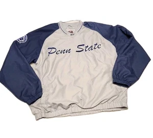 58 Deportes Penn State Nittany Lions Rompevientos Forrado Pullover Para Hombres Grande De Colección Y2K - Imagen 1 de 7