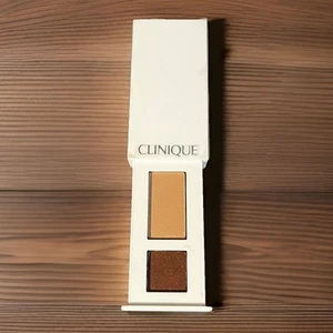 Clinique Eyeshadow Duo All About Shadow Duo ~01 Like Mink~travel 0.04oz/1.3g~New - Picture 1 of 2