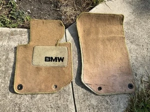 BMW E36 Front Beige Floor Mat Carpet Set OEM 1994 - Bild 1 von 14