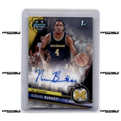 2023-24 Bowman U Chrome - #BCPA-NB Nimari Burnett Rookie Auto - Image 1 of 2