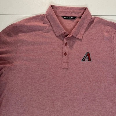 Polo de golf Travis Mathew XXL Arizona Diamondbacks camisa roja logotipo bordado MLB Foto 1 de 4