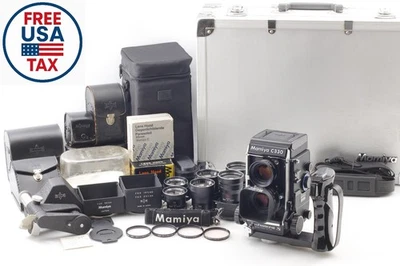 Pro S [Almost MINT w/All Case] Mamiya C330 TLR Camera S 80 55 135 180 From Japan - Image 1 of 4