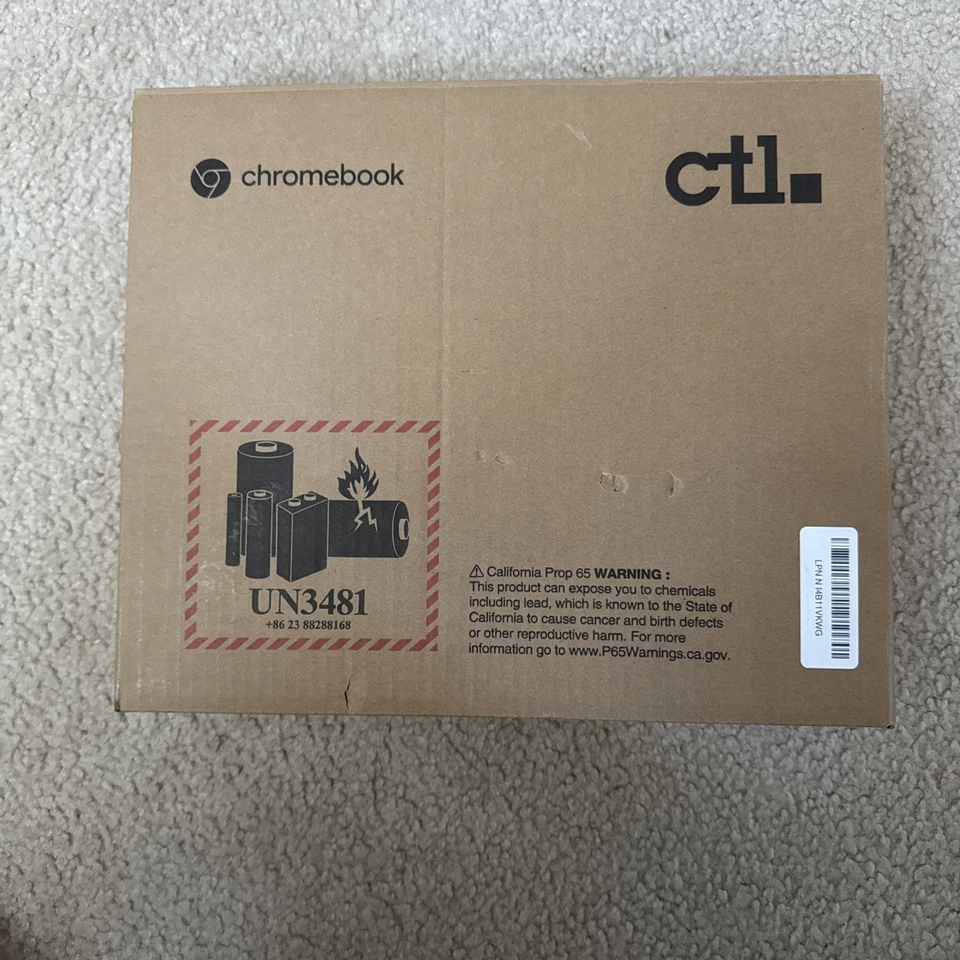 CTL Chromebook NL71CT-L  Touch Celeron N4020 4GB RAM 32Gb eMMC ChromeOS - Sealed - Image 1 of 4