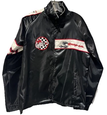 Vintage Snap-On Satin Racing Jacket Size Medium - Image 1 of 4
