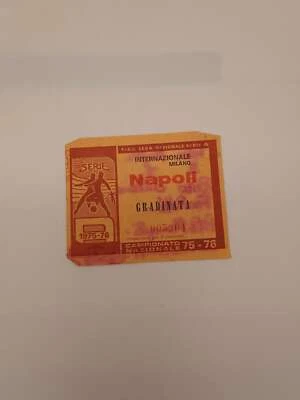 1975/76 Serie A Inter-Napoli - Biglietto - Immagine 1 di 2