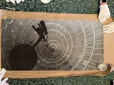 Star Wars ESB limited art prints R71 HFD glow in dark Raid71 Vader Luke LE 100 - Image 1 of 2