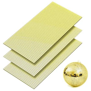 Mirror Tiles Self Adhesive, 5100 Pieces Mosaic Tiles Sheet, Disco Ball Tiles Sti - Picture 1 of 7