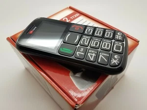 Mint Boxed TT Fone Mercury 2 (UNLOCKED) TT200 Black Mobile Phone SOS Loud 3POST - Picture 1 of 7
