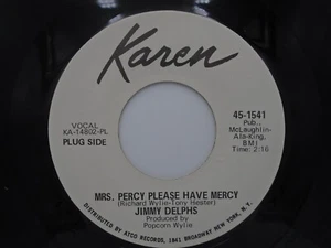 Jimmy Delphs Mrs Percy please have Mercy Feels like summer Karen 1541 promo NM - Picture 1 of 2