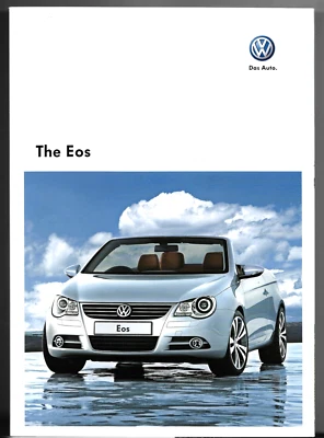 Volkswagen Eos 2009-2010 UK Market Sales Brochure S, SE, Sport & Individual - Image 1 of 3