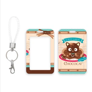 Chococat Anime Card Holder Coin Wallet Storage Bag Keychain Student ID Cute - Picture 1 of 24