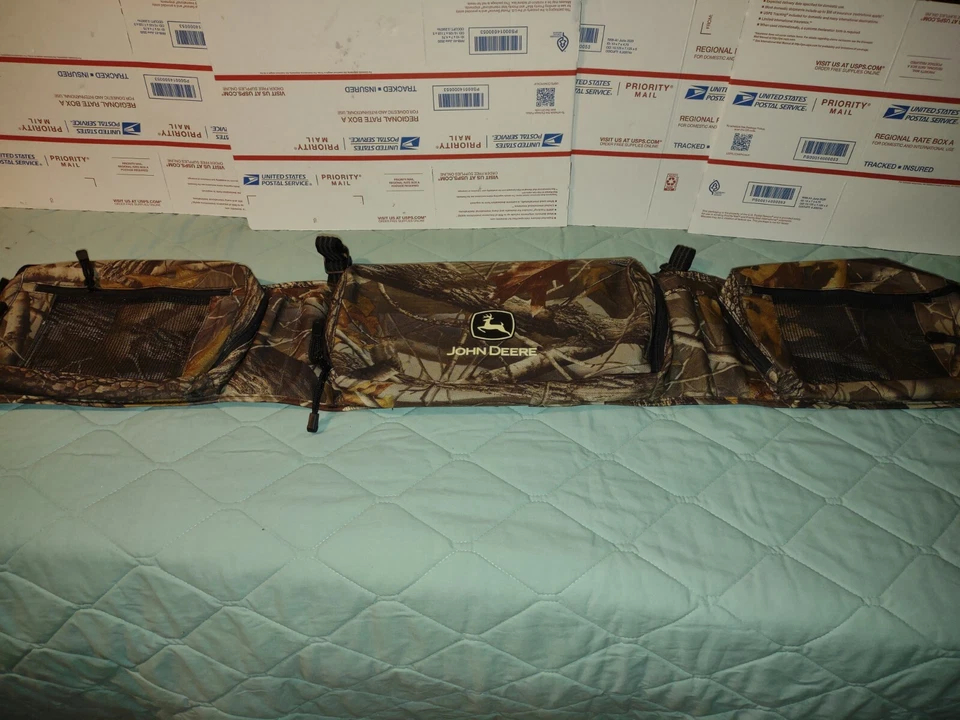 Realtree Hardwoods Camouflage Utility Hunting Belt with John Deere Logo New  - Image 1 of 4