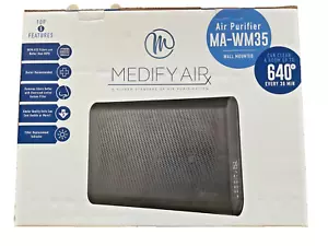 NEW..Medify Air MA-35 Air Purifier with H13 HEPA W/ NEW Filter BLACK Wall Mount - Picture 1 of 8