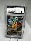 Pikachu Scarlet And Violet Pre-Order Promo Chinese #001/Sv-P - Cgc 8