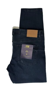 Roberto Cavalli Class Men's Slim Straight Jeans in DK Wash Blue SZ.38 NWT - Picture 1 of 11