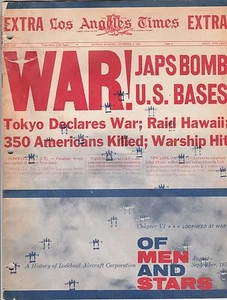 LOCKHEED MAGAZINE "OF MEN AND STARS,"AUGUST- SEPT. 1957-LOCKHEED AT WAR - Picture 1 of 2