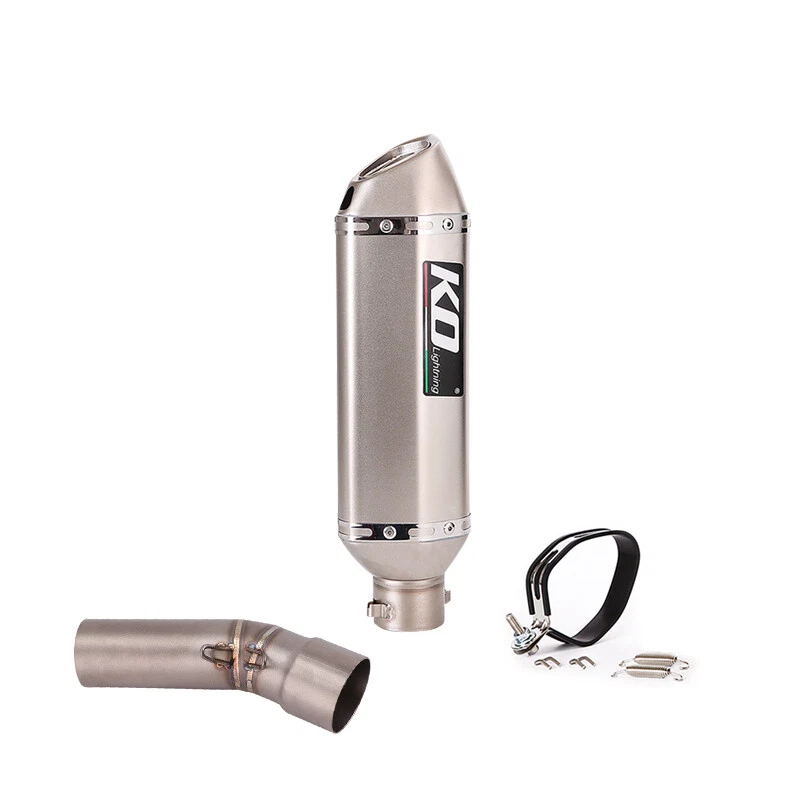 Tubo de escape deslizable 51 mm puntas de extremo silenciador para BMW F800GS F650GS F700GS F800GT Foto 1 de 4