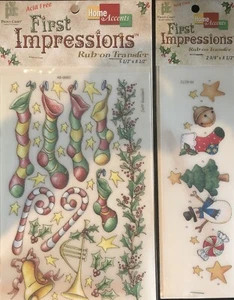Provo Craft First Impressions Rub-on Transfers Christmas - Jeff Goodsell - Picture 1 of 4
