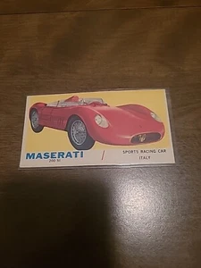 1961 Topps Maserati 200 SI Sports Racing Car #5 C000784 - Picture 1 of 2