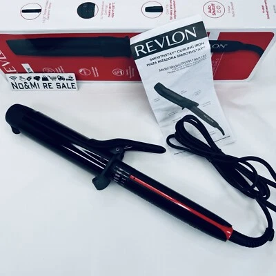 Revlon SmoothStay Coconut Oil-Infused Curling Iron for Shiny, Smooth, 1-1/2 in - Image 1 of 4