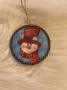 handmade ceramic Christmas ornament - Picture 1 of 1