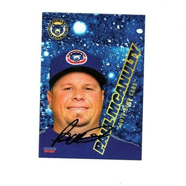 Paul McAnulty signed autograph 2021 South Bend Cubs baseball card Oxnard CA e - Image 1 of 1