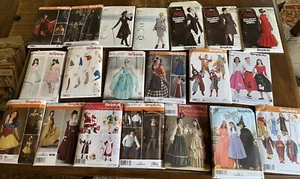 UNCUT SIMPLICITY COSTUME SEWING PATTERNS. Many Discontinued Styles. YOUR CHOICE - Picture 1 of 8