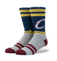 Stance NBA Cleveland Cavs City Gym Crew Socks Mens Size Large 9-12 New 