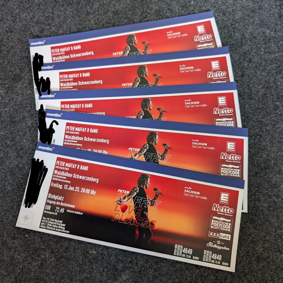 Peter Maffay Tickets Schwarzenberg 13.6.2025 - Bild 1 von 1