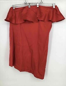 NWT Zac Posen Women's Red Strapless Dress - Size 14 (MSRP $525)
