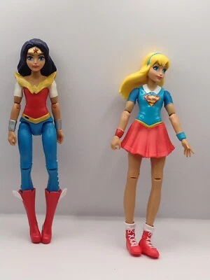 Фигурки кукол Mattel DC Super Hero Girls Super Girl Wonder Girl 6 дюймов - Изображение 1 из 4
