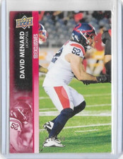 David Menard BC Lions 2022 UD CFL Football Exclusives /100 #111