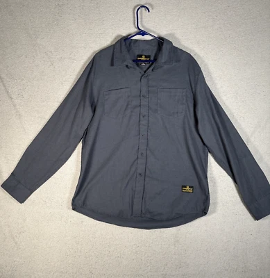 Crooks & Castles Flannel Shirt Men’s Size XL Charcoal Gray Urban Streetwear - Image 1 of 4