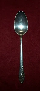 Cucharadita plateada Wm Rogers Oneida Community "EVENING STAR" - Imagen 1 de 4