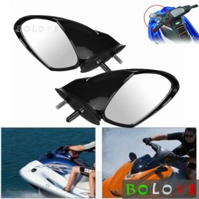 Pair Rearview Mirrors For Yamaha WaveRunner VX110 VX1100 Deluxe Cruiser Sport - Image 1 of 4