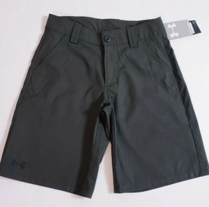 NWT! UNDER ARMOUR Boy's Olive Green Adjustable Waist Bermuda! Size YMD/M - Picture 1 of 2