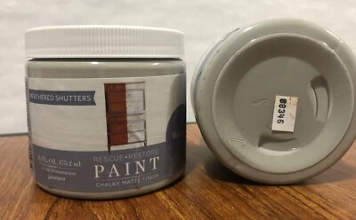 Lote de 6 FRASCOS DE persianas desgastadas Rescate Restaurar pintura de tiza 16 oz. por tarro Foto 1 de 4