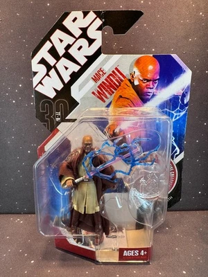 Figura de acción 30 aniversario de Star Wars con moneda - #6 Mace Windu Foto 1 de 2