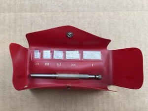 🇺🇸Lufkin Rule No. 20-S Machinist Set Tempered Steel Rules Holder🇺🇸 - Picture 1 of 5
