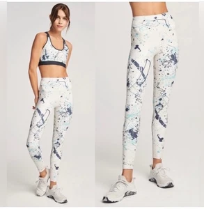 NUEVO Bandier X Splits 59 Kinney Leggings Azul Salpicaduras Tobillo Pequeño Nuevo sin Etiquetas - Imagen 1 de 7
