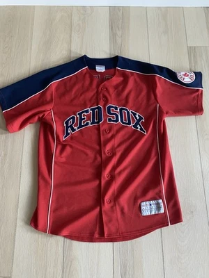 Red Sox Justin Pedroia #15 Jersey Genuine Merchandise Color Red Youth L/XL - Image 1 of 4