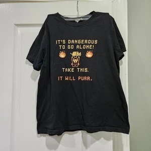 Camisa "It's Dangerous To Go Alone" Talla XL (14/16) - Imagen 1 de 5