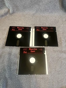 Vintage 1989 IBM Bruce Lee Lives Floppy Disk Game 1-3 - Bild 1 von 5