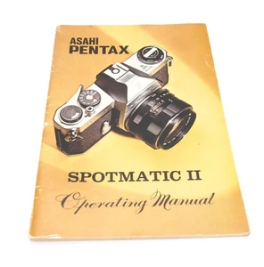 Asahi Pentax Spotmatic II Operating Manual - English Instructions - Picture 1 of 2
