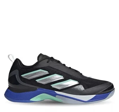 Adidas Avacourt Tennis Pickleball Black Silver Blue Shoes HQ8402 Women's Sizes - Image 1 of 4