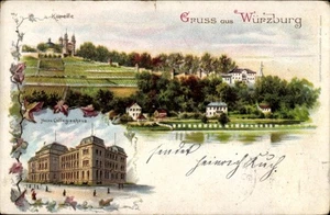 Litho Würzburg am Main Unterfranken, Käppele, Neues... - 4672337 - Picture 1 of 2