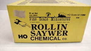 FSM Fine Scale Miniatures #200 Rollin Saywer Chemical Co. Craftsman Kit HO 1/87 - Foto 1 di 7